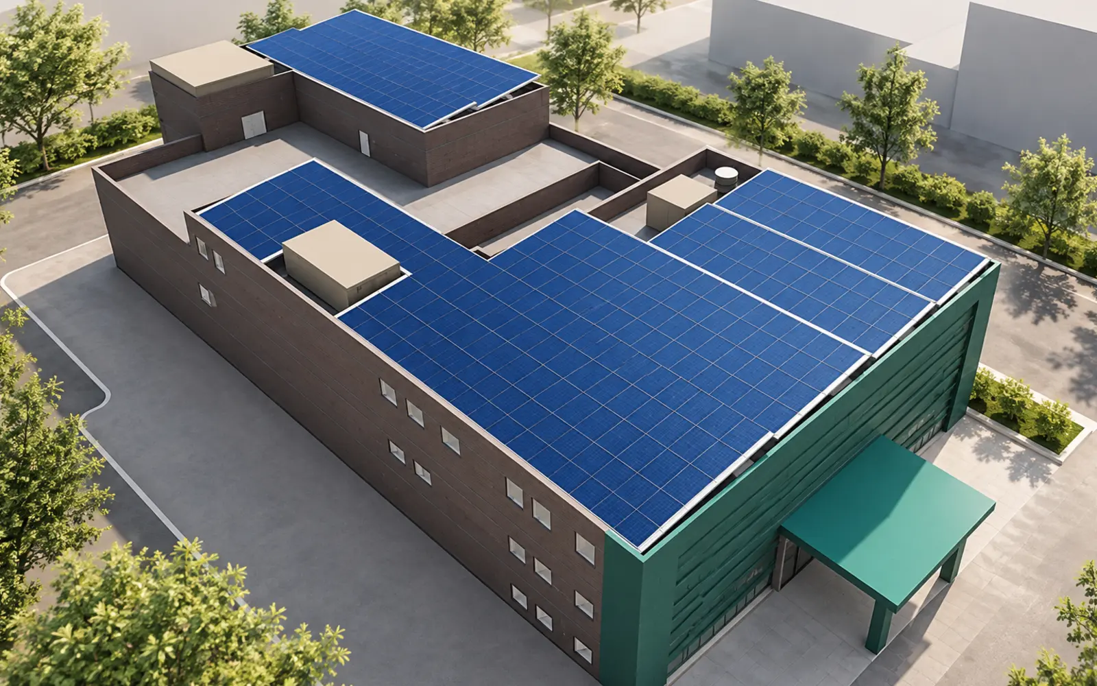 統一製菓宜蘭廠公民電廠建置意象